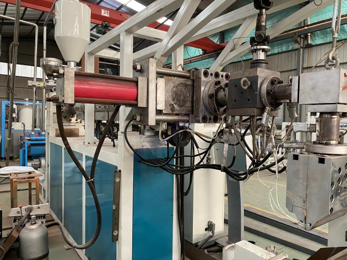 पीईटी पीएस पीसी प्लेट बनाने की मशीन प्लास्टिक नरम पर्दा शीट एक्सट्रूज़न मशीन 1