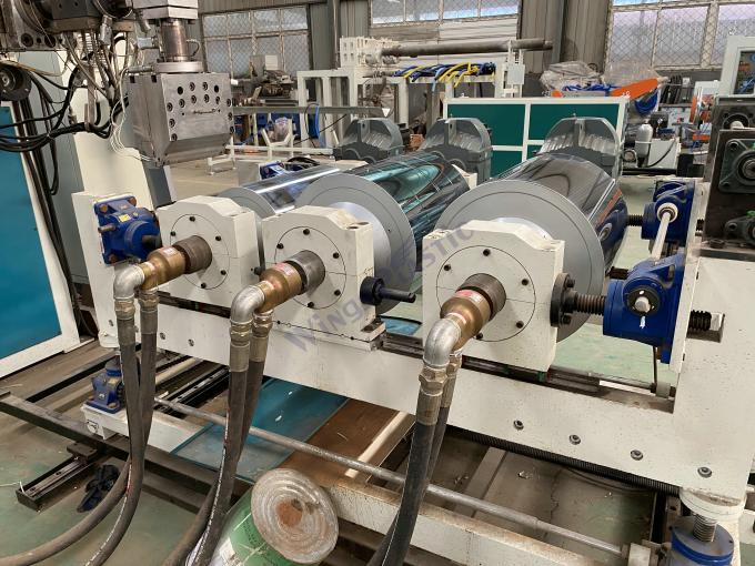 पीईटी पीएस पीसी प्लेट बनाने की मशीन प्लास्टिक नरम पर्दा शीट एक्सट्रूज़न मशीन 3