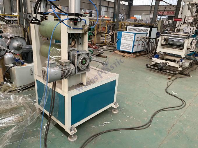 पीईटी पीएस पीसी प्लेट बनाने की मशीन प्लास्टिक नरम पर्दा शीट एक्सट्रूज़न मशीन 4
