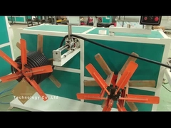 लचीली सिंगल वॉल प्लास्टिक नालीदार पाइप एक्सट्रूडर मशीन