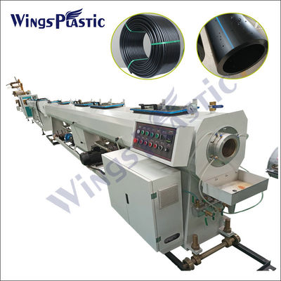 एचडीपीई पाइप एक्सट्रूडर मशीन 18-36kw हीटिंग पावर 380V/50Hz वोल्टेज