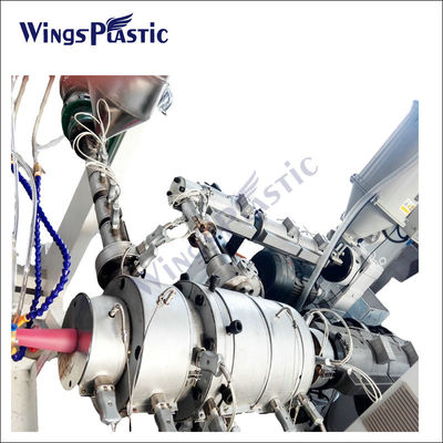 380V/50HZ PERT ट्यूब पीपीआर वाटर पाइप एक्सट्रूज़न मशीन 0.5-10m/Min गति के साथ