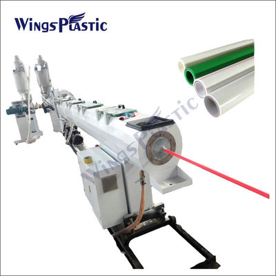 380V/50HZ PERT ट्यूब पीपीआर वाटर पाइप एक्सट्रूज़न मशीन 0.5-10m/Min गति के साथ