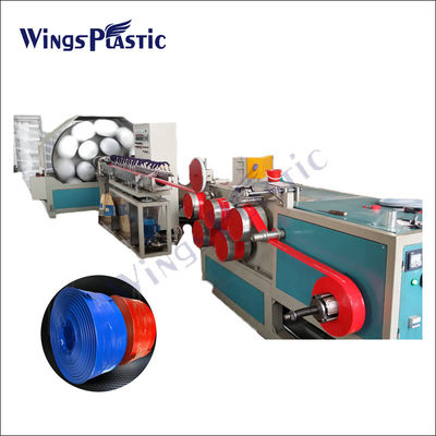 उच्च उत्पादक पीवीसी फाइबर प्रबलित ले फ्लैट सिंचाई नली extruder बनाने की मशीन
