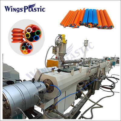 एचडीपीई एकल दीवार सीओडी घुमावदार ऑप्टिक डक्ट प्लास्टिक पाइप extruder