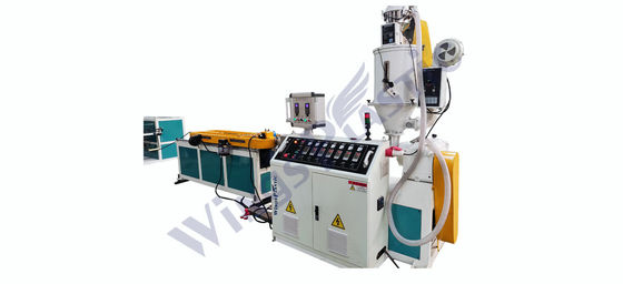 पीपी/पीई/पीवीसी/पीए प्लास्टिक एकल दीवार नालीदार नलिका पाइप extruders मशीन