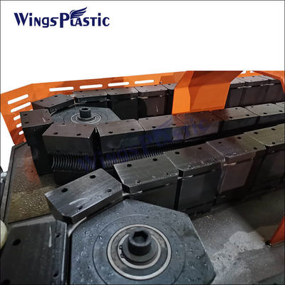 उच्च गति एचडीपीई डबल दीवार नालीदार पाइप उत्पादन लाइन प्लास्टिक extruder DWC पाइप बनाने की मशीन