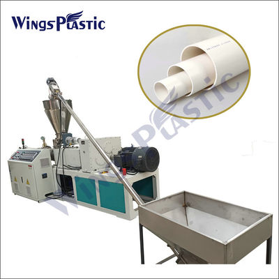 स्वचालित प्लास्टिक extruders उत्पादन लाइन पीवीसी पाइप बनाने extruder मशीन