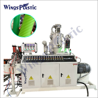 उच्च गति एचडीपीई डबल दीवार नालीदार पाइप उत्पादन लाइन प्लास्टिक extruder DWC पाइप बनाने की मशीन